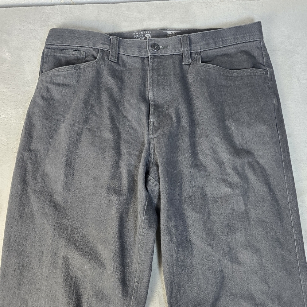 Mountain Hardware Jeans Men's 36x32 Grey Straight Leg Levis Jeans Mens 36x30 - Picture 3 of 12